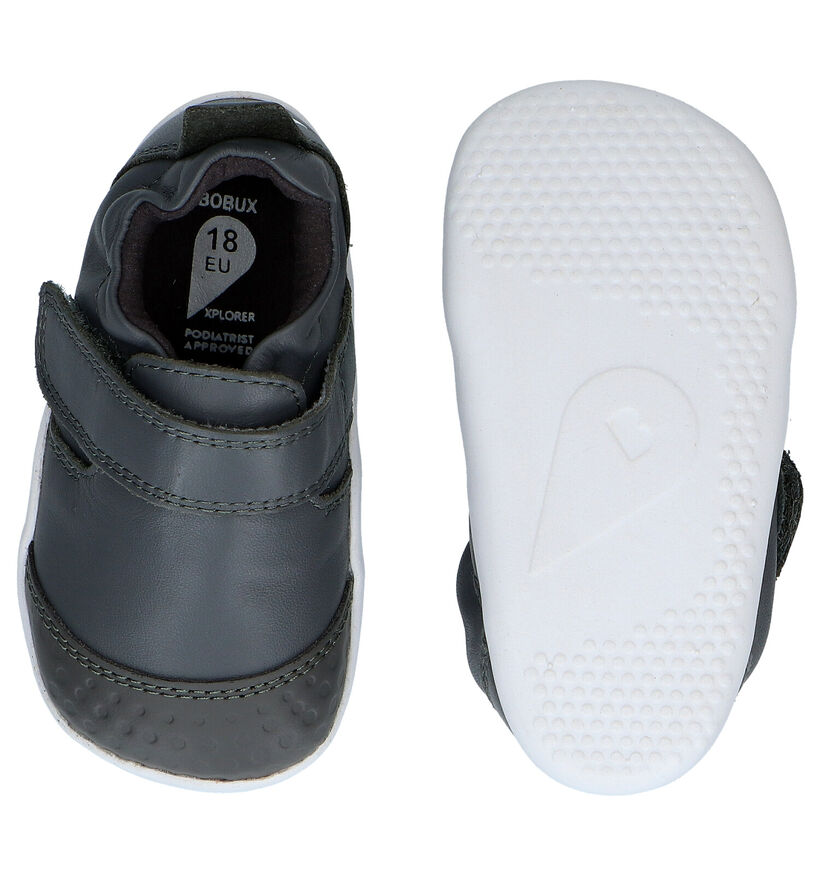 Bobux Go Explorer Chaussons pour bébé en Gris en cuir (280200)