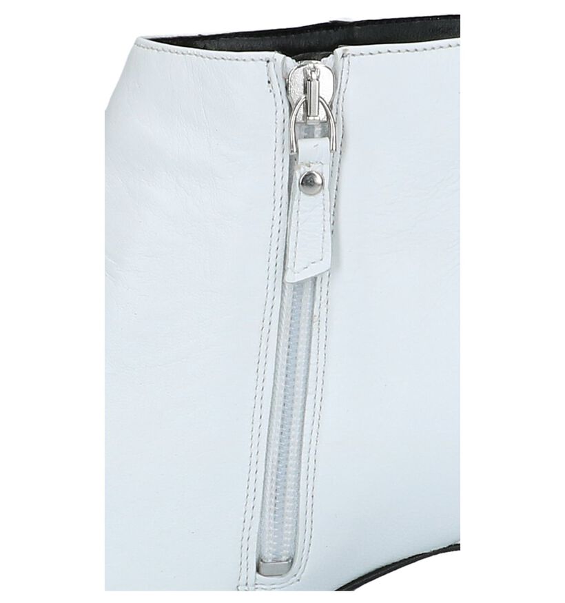 Via Limone Bottillons à talons en Blanc en cuir (232215)