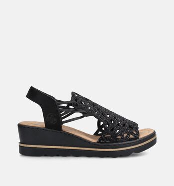 Rieker Sandalen Zwart