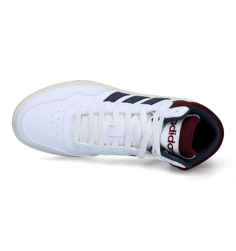 adidas Hoops 3.0 Mid Witte Sneakers voor heren (324910)