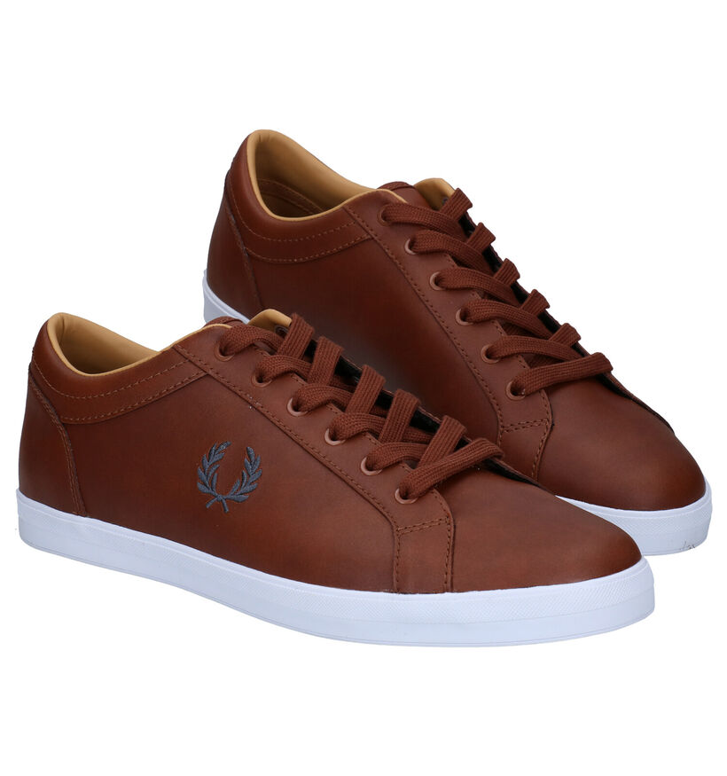 Fred Perry Cognac Veterschoenen in kunstleer (279086)