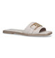 Tamaris Ecru Slippers in leer (325592)