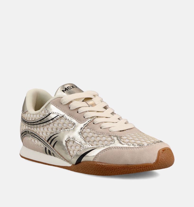 Mexx Tula Suzy Baskets en Or pour femmes (367363) - pour semelles orthop&eacute;diques