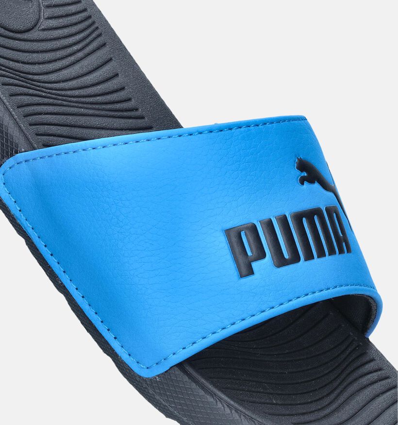 Puma Cool Cat 2.0 Blauwe Badslippers voor jongens, meisjes (350401)