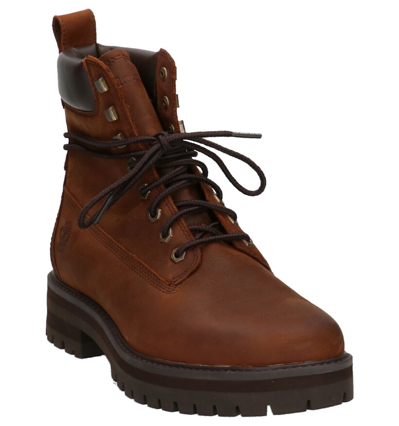 Timberland Courma Bruine Boots in leer (255245)