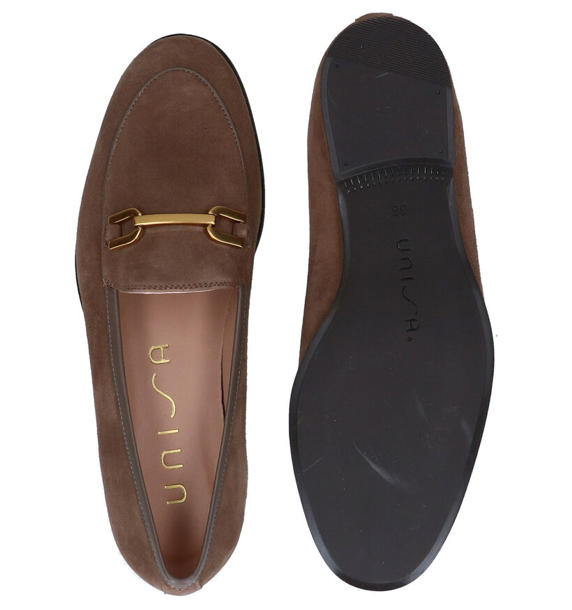 Unisa Daimiel Mocassins en Brun en cuir (283297)