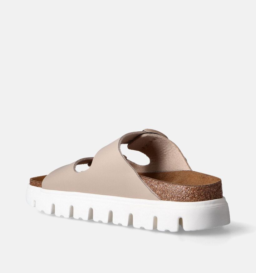 Birkenstock Arizona Pap Chunky Nu-pieds en Beige pour femmes (350875)