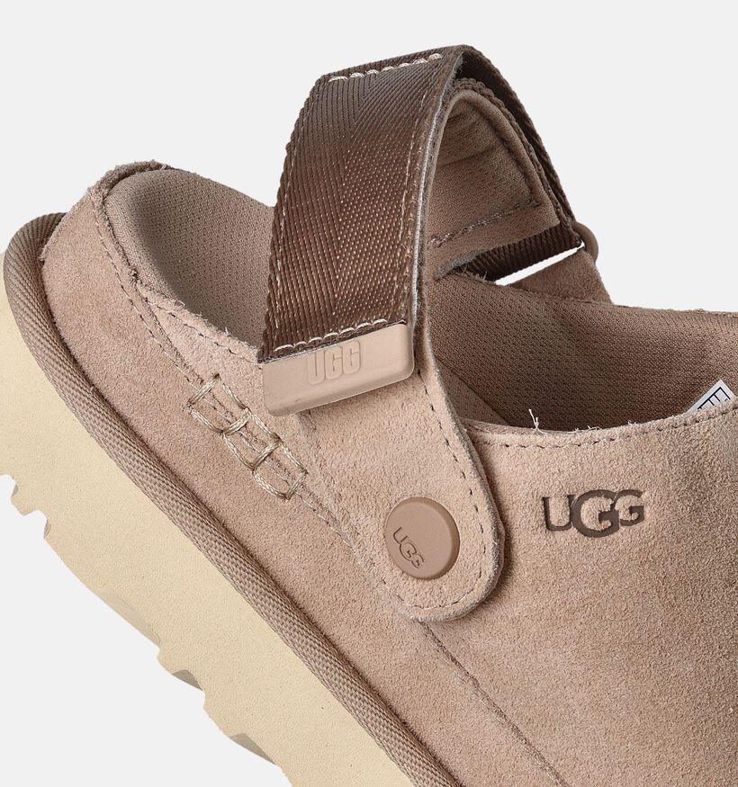 UGG Goldenstar Clog Nu-pieds en Beige pour femmes (352812)