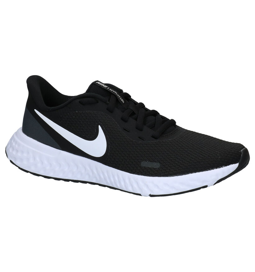Nike Revolution 5 Zwarte Sneakers in kunststof (290921)