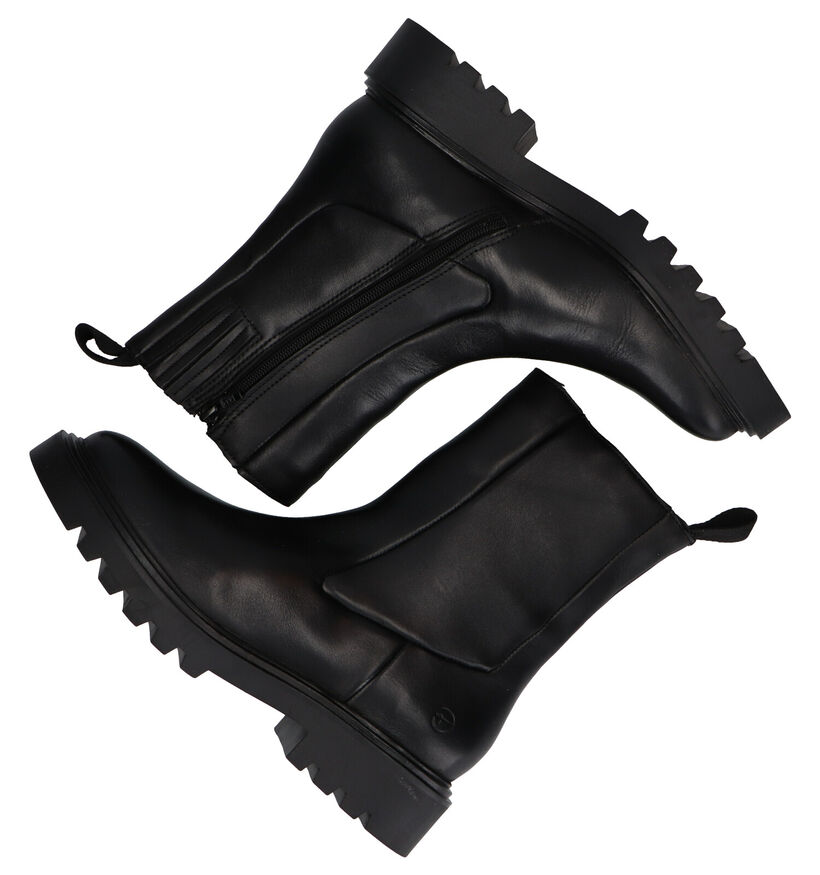 Tamaris Bottines chelsea en Noir en cuir (286037)