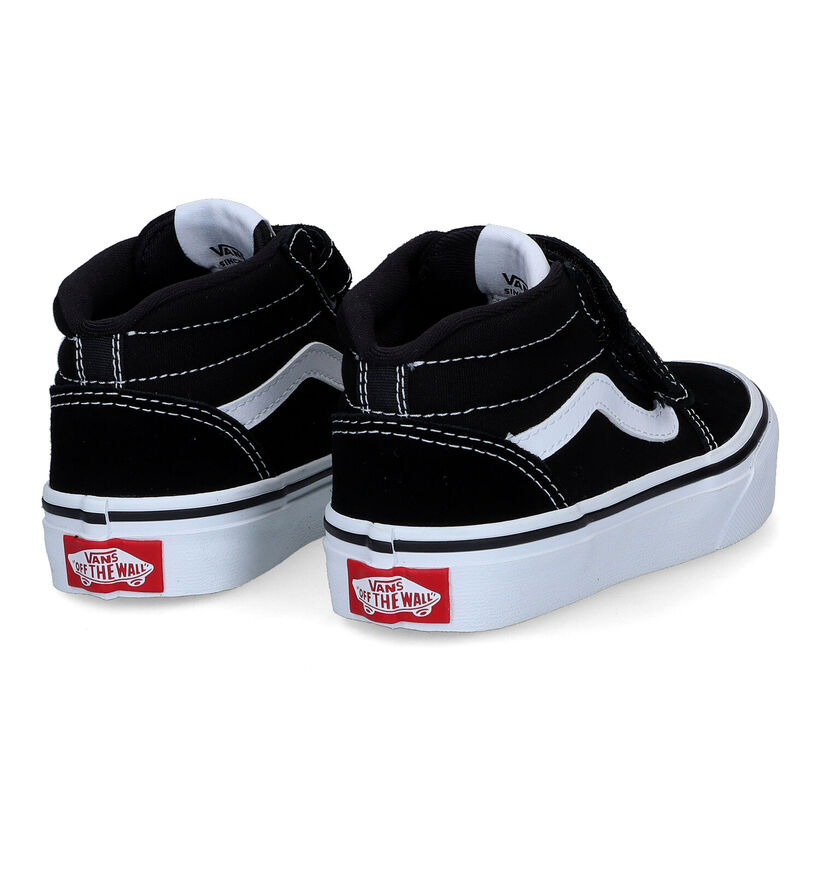 Vans Ward Mid V Zwarte sneakers voor jongens (312297)