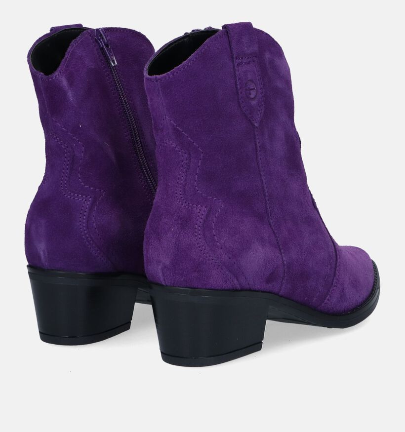 Tamaris Santiags en Violet foncé pour femmes (333103)