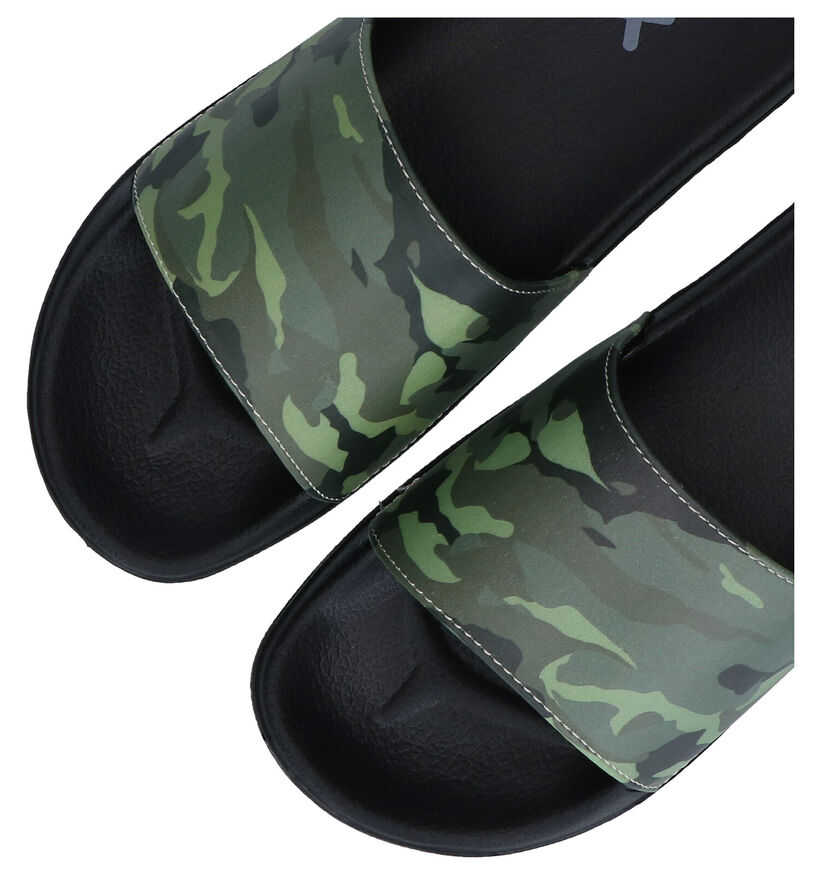 XQ Kaki Badslippers in kunststof (292018)