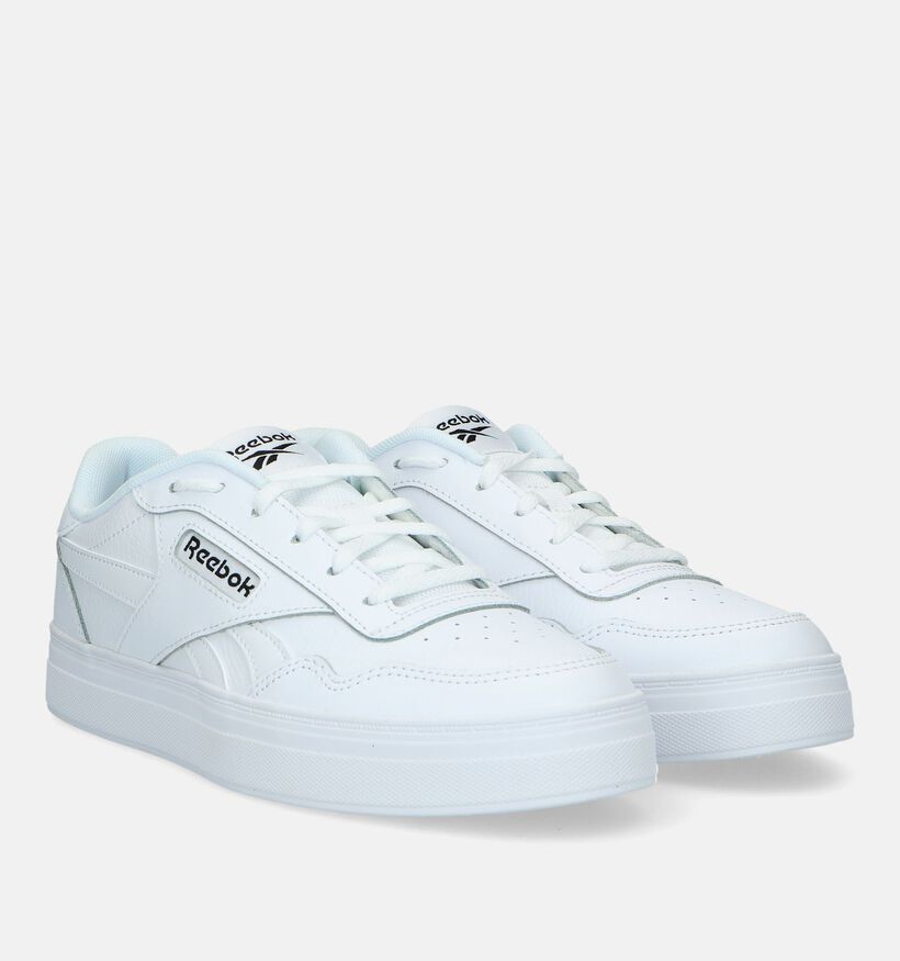 Reebok Court Advance Bold Baskets en Blanc pour femmes (326709) - pour semelles orthopédiques