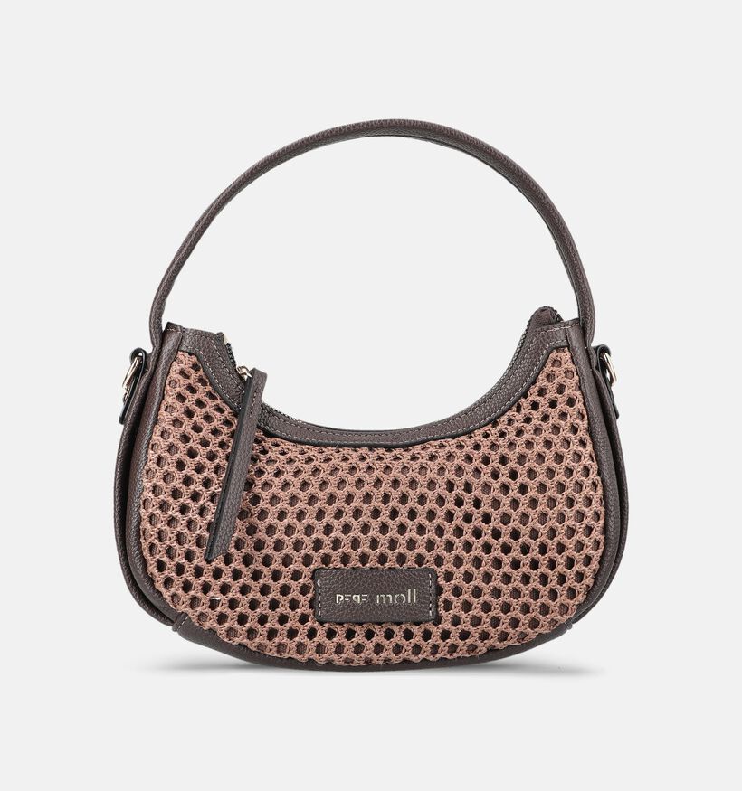 Pepe Moll Abbey Bruine Schoudertas voor dames (375239)