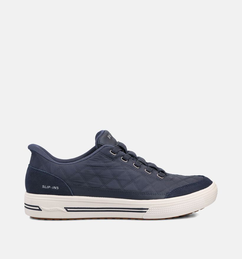 Skechers Arch Fit Arcade Donkerblauwe Lage Schoenen voor heren (375650) - geschikt voor steunzolen