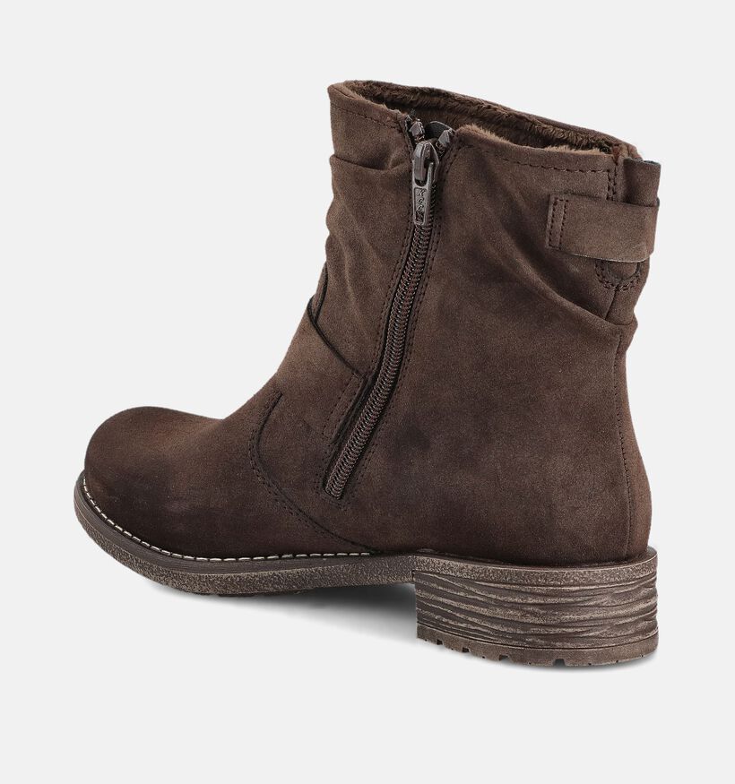 Rieker Bottines plates en Marron pour femmes (363519) - pour semelles orthopédiques