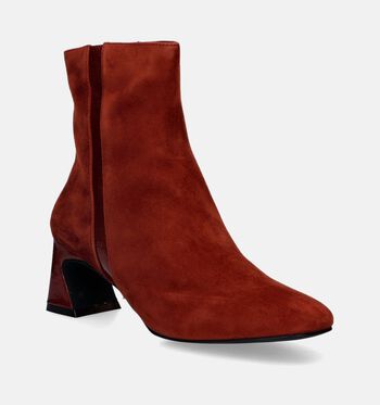 Crinkles Bottines Cognac