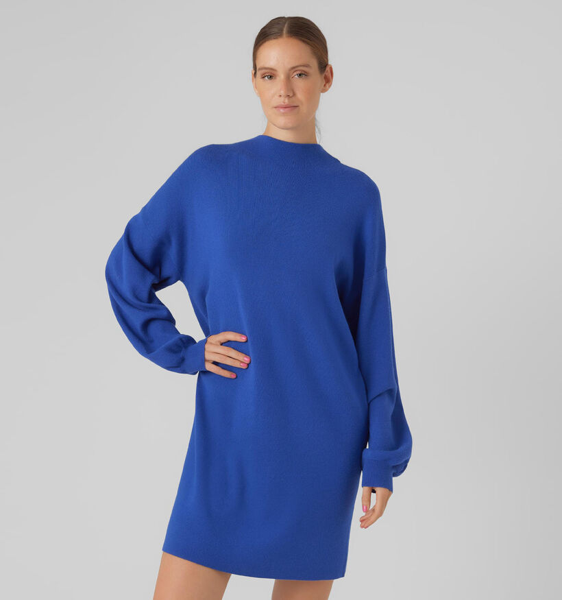 Vero Moda Nancy Blauwe Trui jurk voor dames (329003)