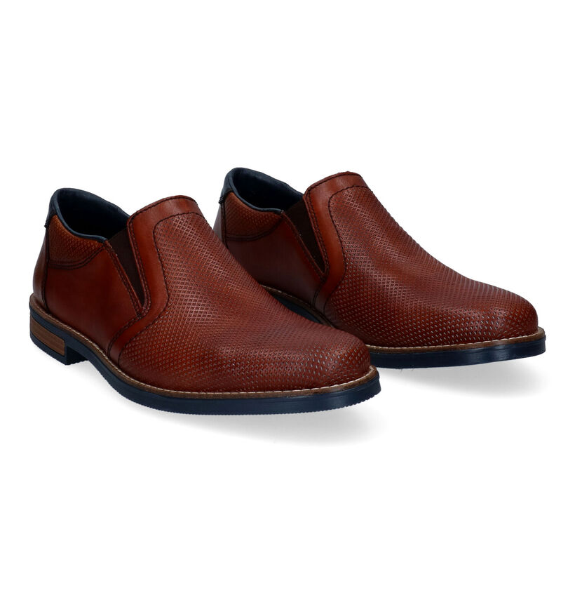 Rieker Cognac Instappers in leer (333028)
