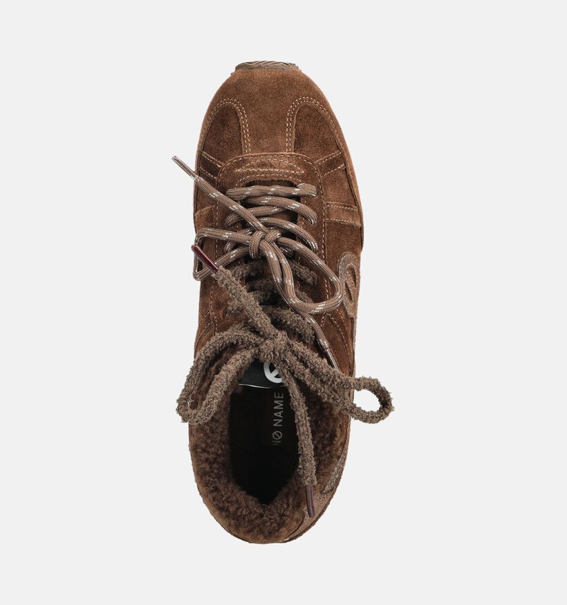 No Name Evo Run Baskets en Marron pour femmes (380989) - pour semelles orthop&eacute;diques