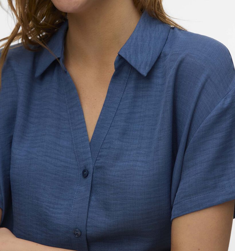 Vero Moda Melaney Queeny Blauwe Blouse voor dames (369421)