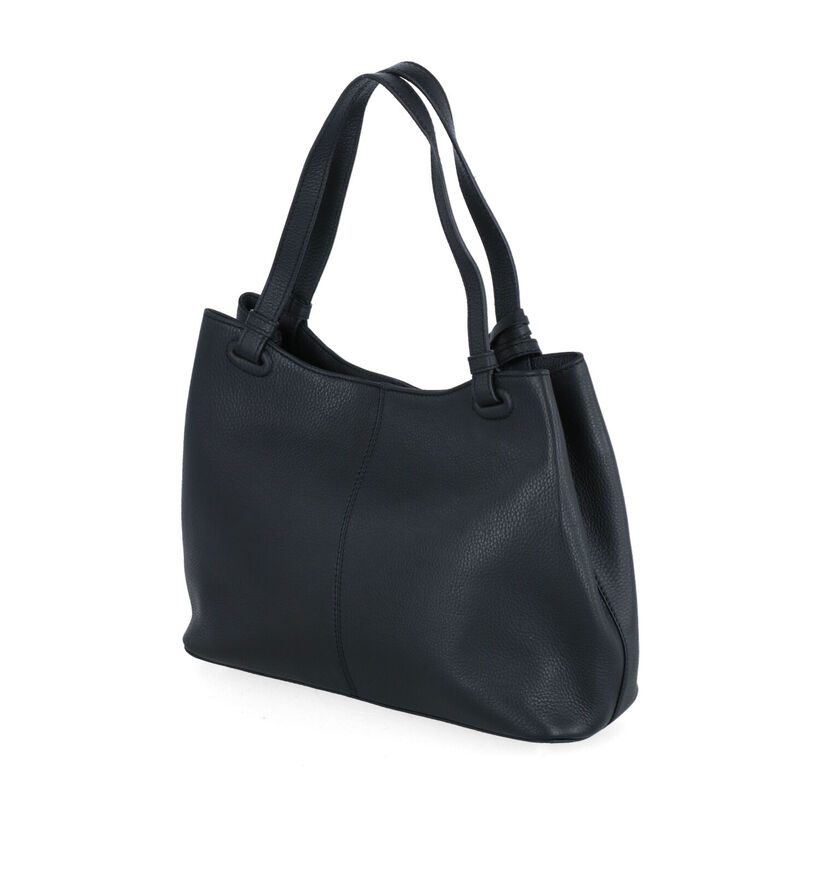 Crinkles Blauwe Schoudertas in leer (311196)