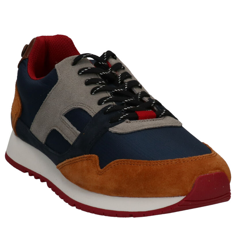Faguo Ivy Witte Veterschoenen in daim (274851)