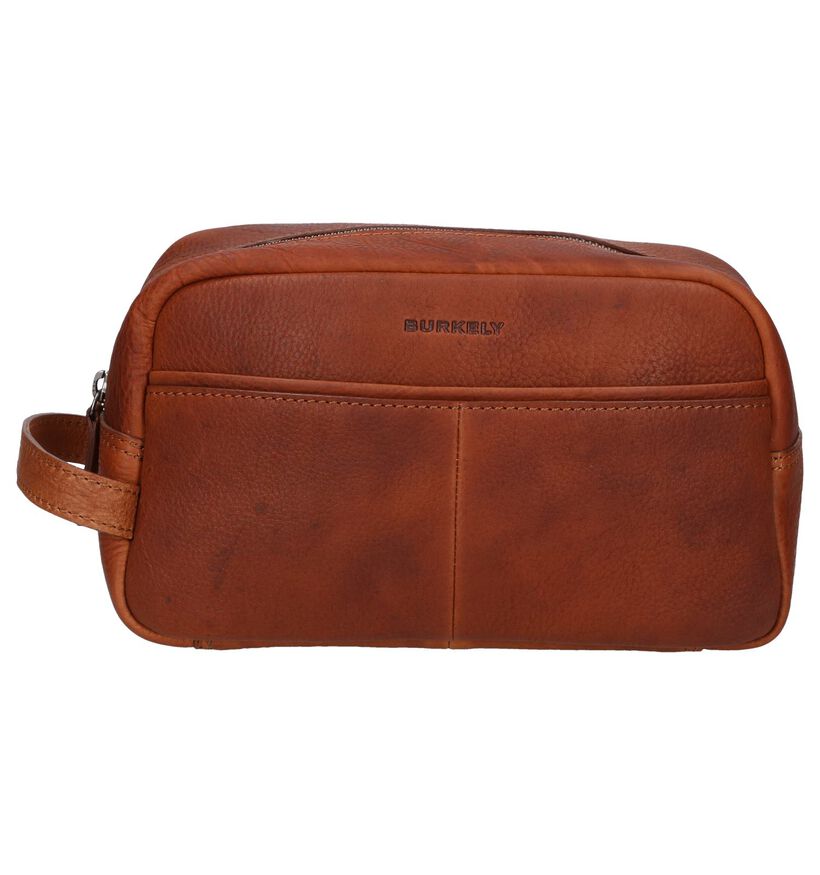 Burkely Trousse de toilette en Marron en cuir (249397)