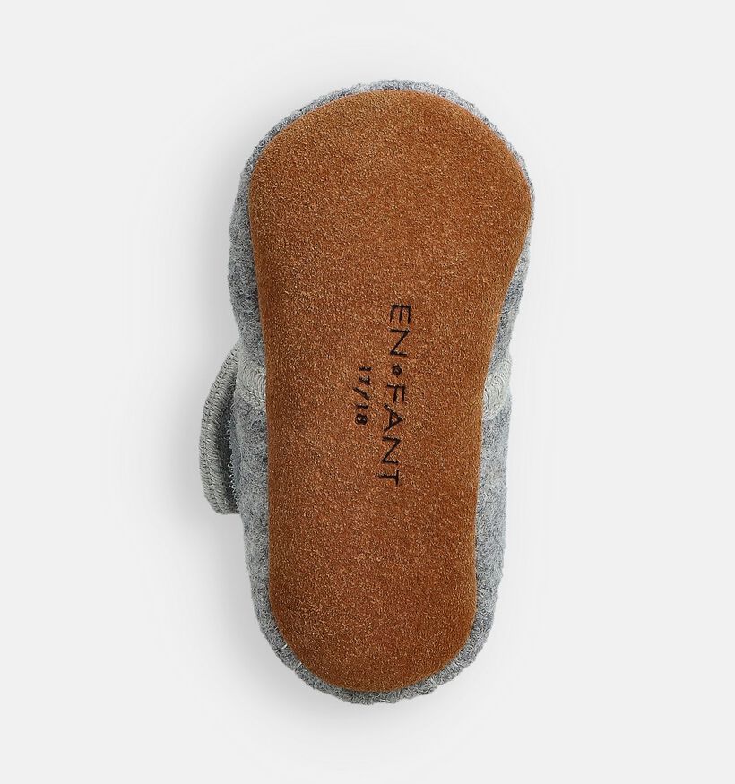 Enfant Grey Melange Lichtgrijze Babypantoffels voor meisjes, jongens (379545)