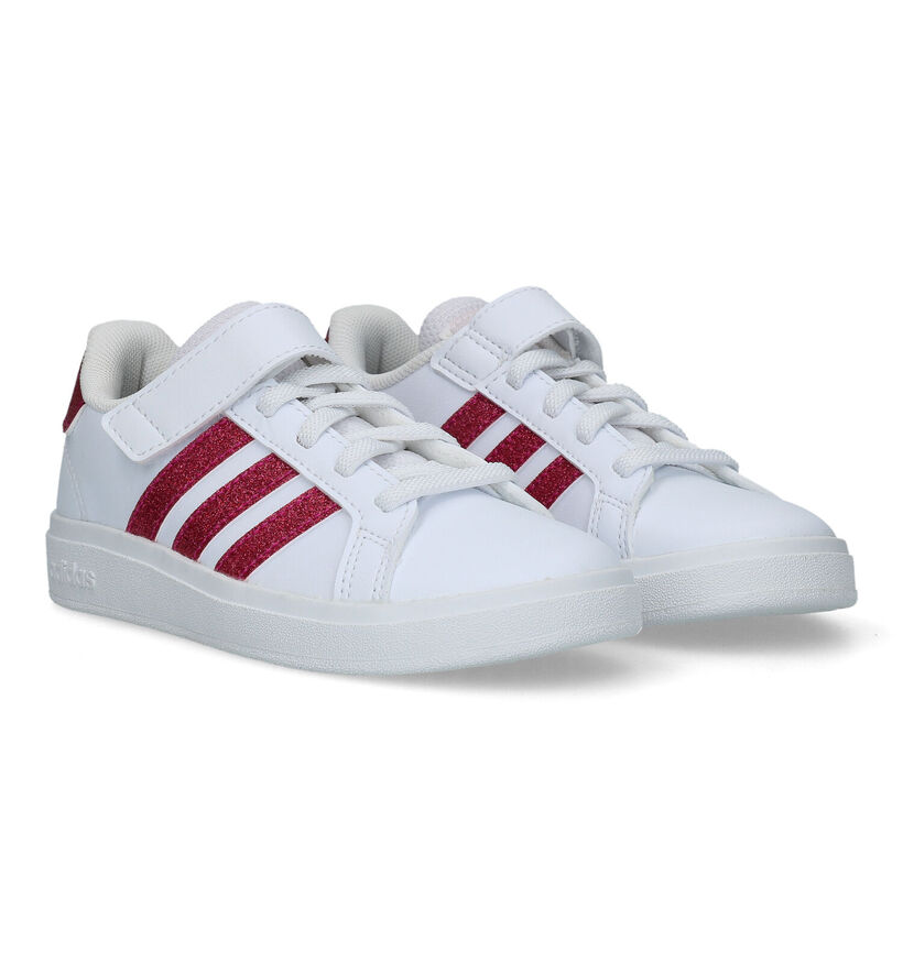 adidas Grand Court 2.0 EL Witte Sneakers voor meisjes (324674)
