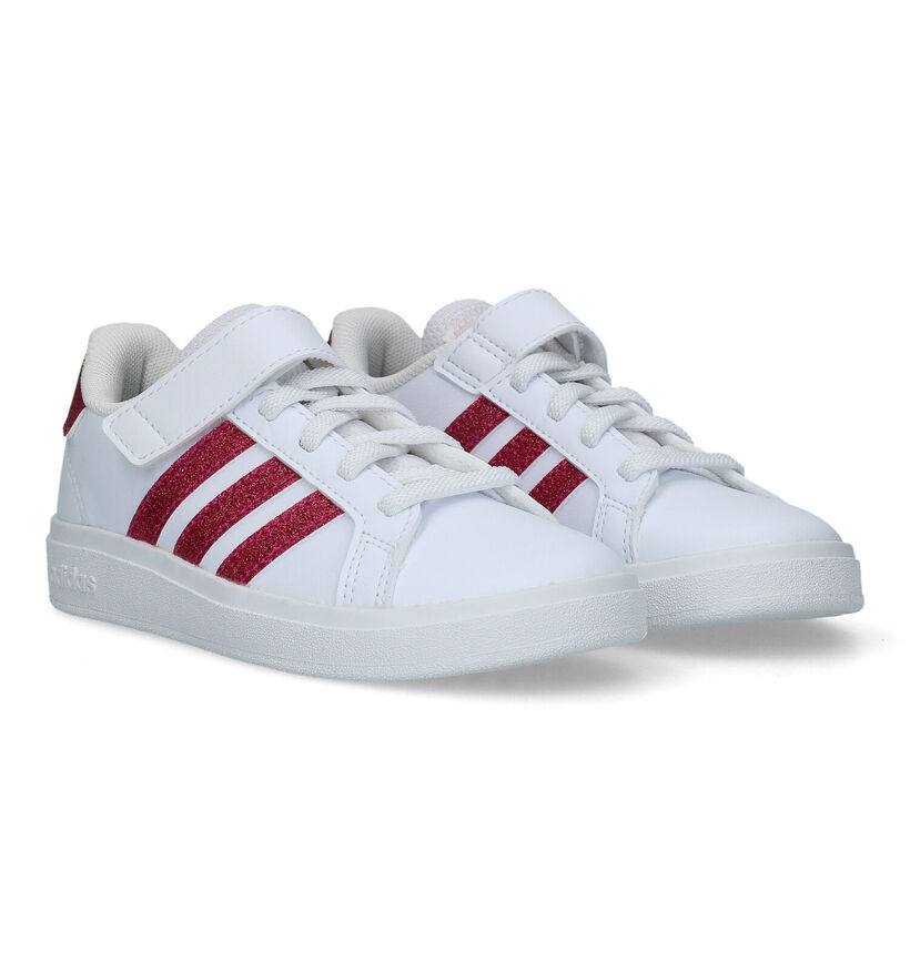 adidas Grand Court 2.0 EL Witte Sneakers voor meisjes (324671)