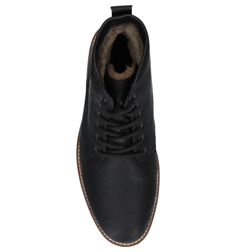 Rieker Chaussures hautes en Noir en cuir (234668)