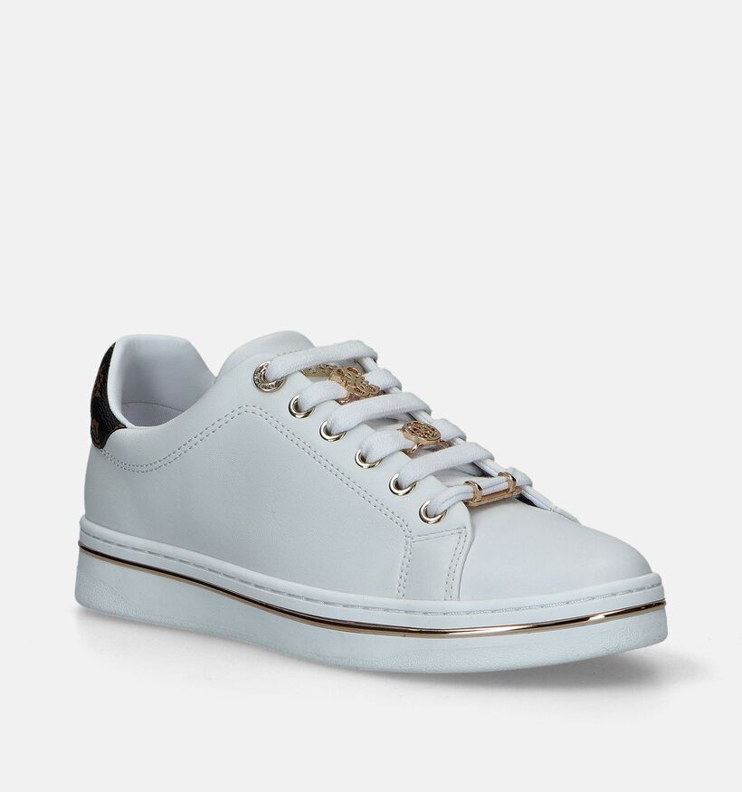 Guess Stasey Witte Sneakers voor dames (350433) - geschikt voor steunzolen
