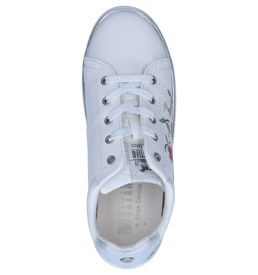 Mustang Witte Sneakers in kunstleer (266484)