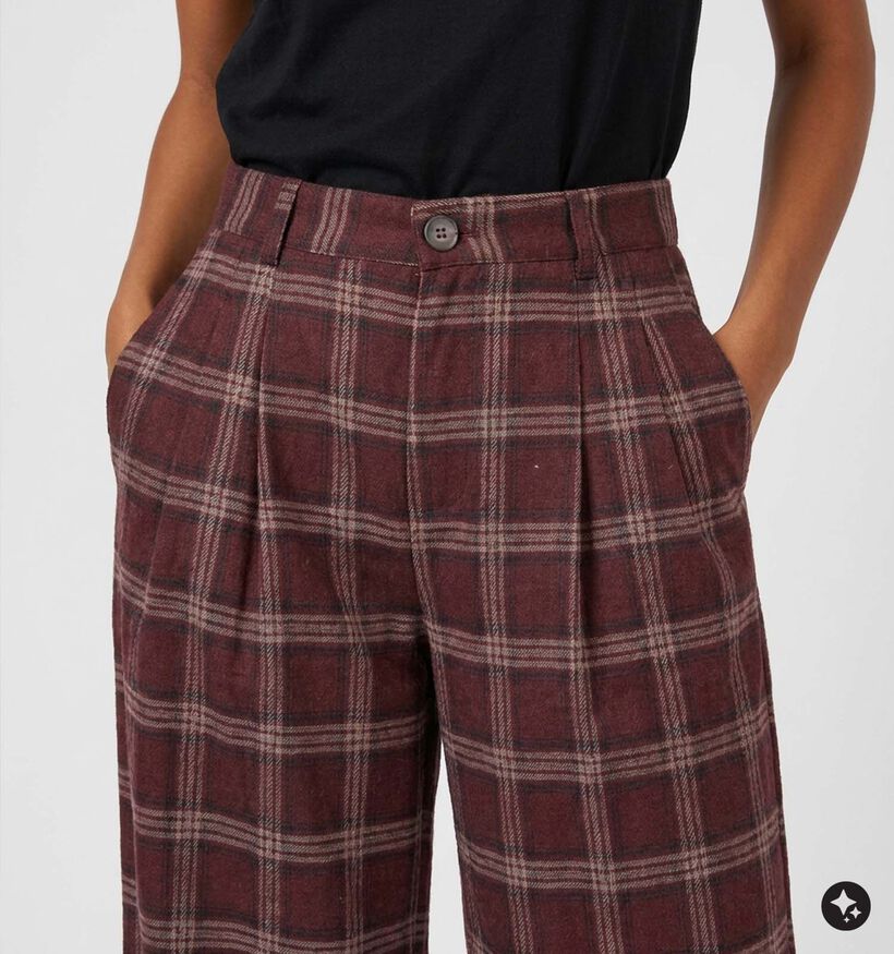 The Korner Pantalon classique en Rouge pour femmes (382193)