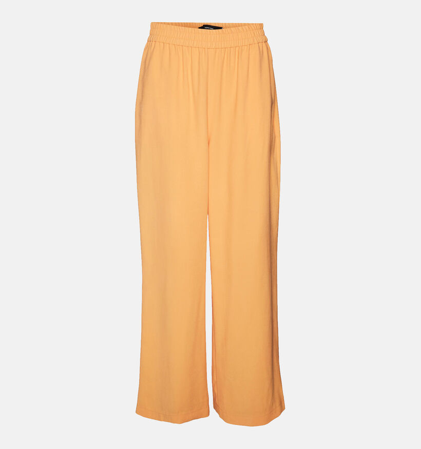 Vero Moda Carmen Pantalon large en Orange L30 pour femmes (323867)