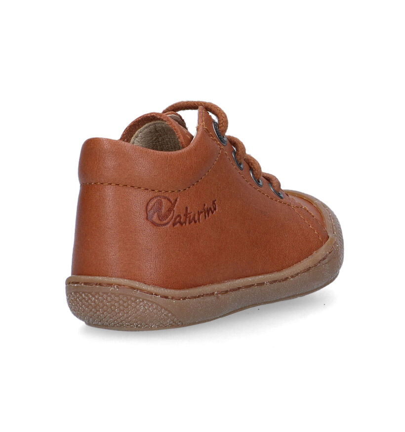 Naturino Cocoon Cognac Bottines voor jongens, meisjes (324034) - geschikt voor steunzolen