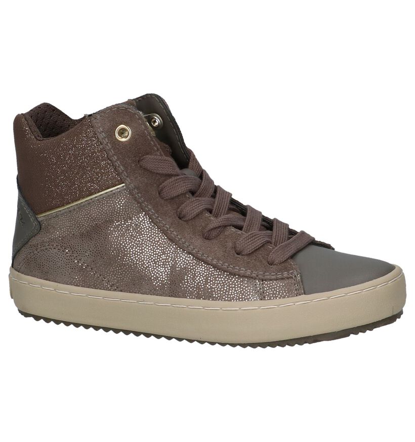 Bronzen Hoge Schoenen met Rits/Veter Geox in kunstleer (223128)