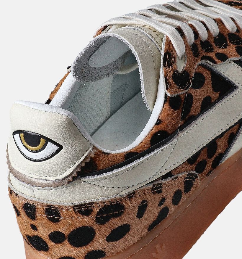 Kaotiko Boston Bruine Sneakers voor dames (351967) - geschikt voor steunzolen
