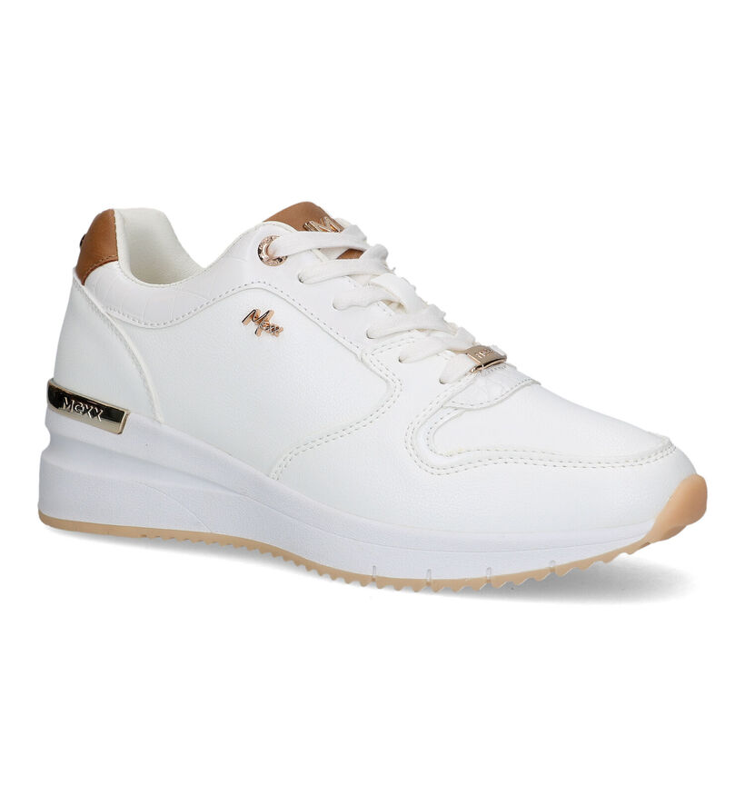 Mexx Hena Witte Sneakers voor dames (319583) - geschikt voor steunzolen