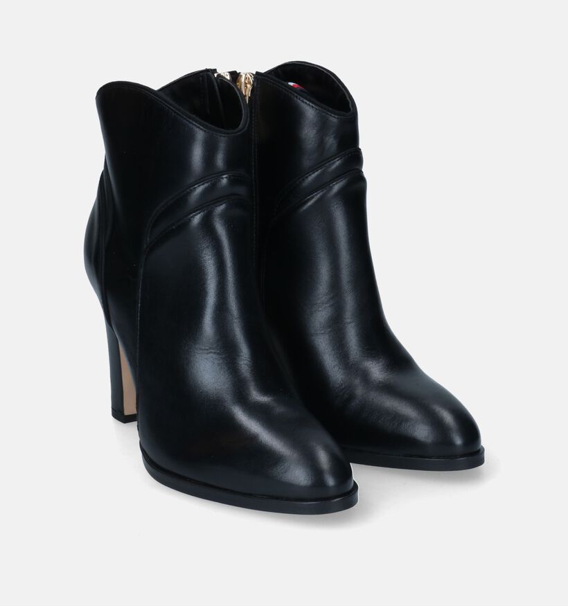Tommy Hilfiger Elevated High Heel Zwart Enkellaarsjes voor dames (310689)