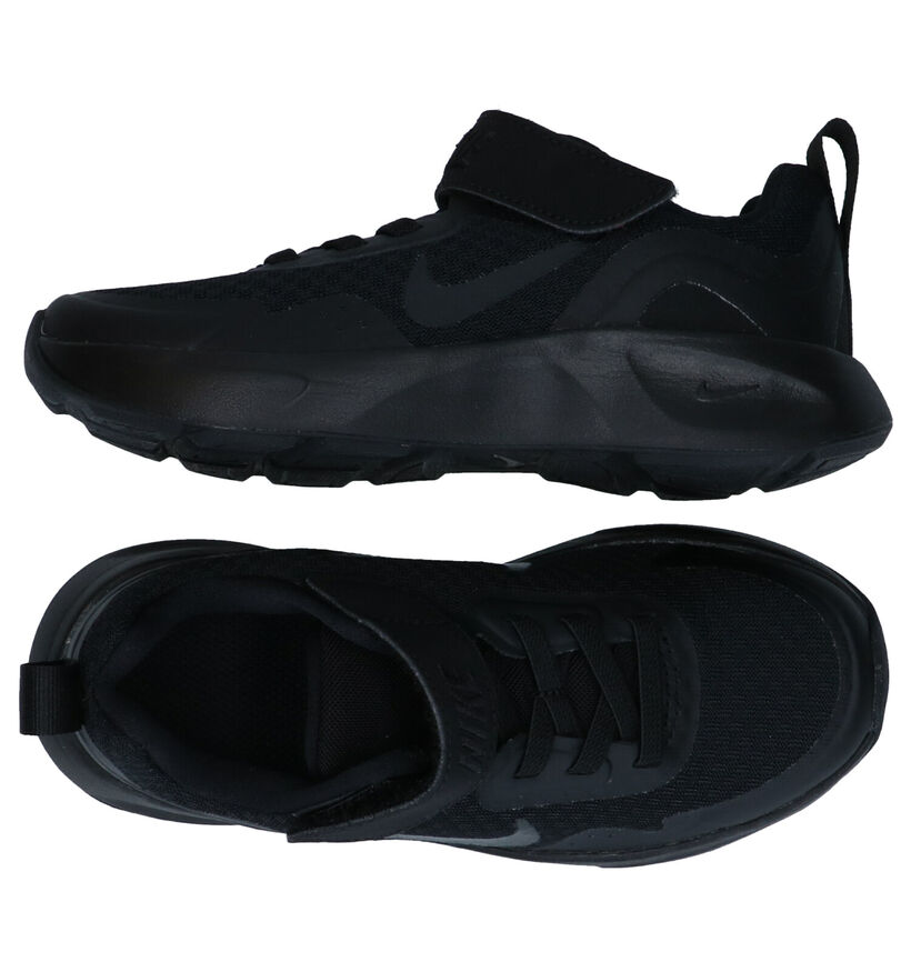 Nike Weareallday PS Baskets en Noir pour garçons (291175) - pour semelles orthopédiques
