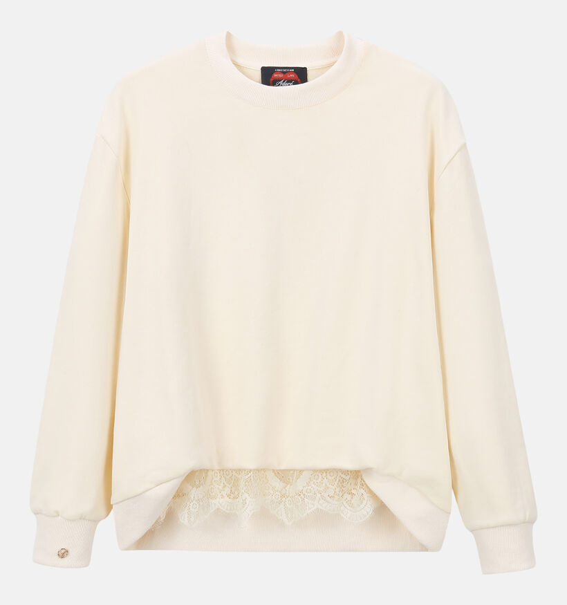 Ador&eacute; Nala Ecru Sweater met Kant voor dames (384097)