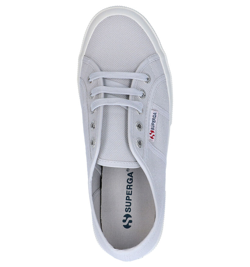 Superga Grijze Sneakers in stof (284295)