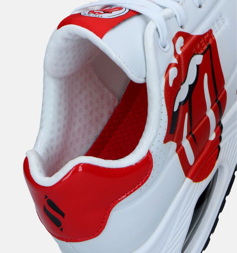 Skechers x the Rolling Stones Uno Baskets en Blanc pour femmes (343891)