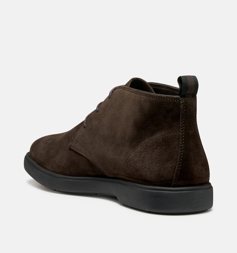Geox Spherica Donkerbruine Geklede Schoenen voor heren (376394)
