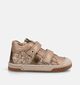 STONES and BONES Dancy Donkerbeige Schoenen met Velcro voor meisjes (380633) - geschikt voor steunzolen