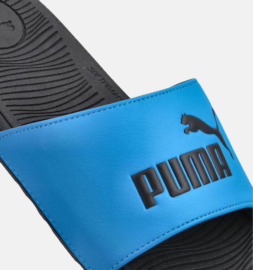 Puma Cool cat Blauwe Badslippers voor jongens, meisjes (366663)