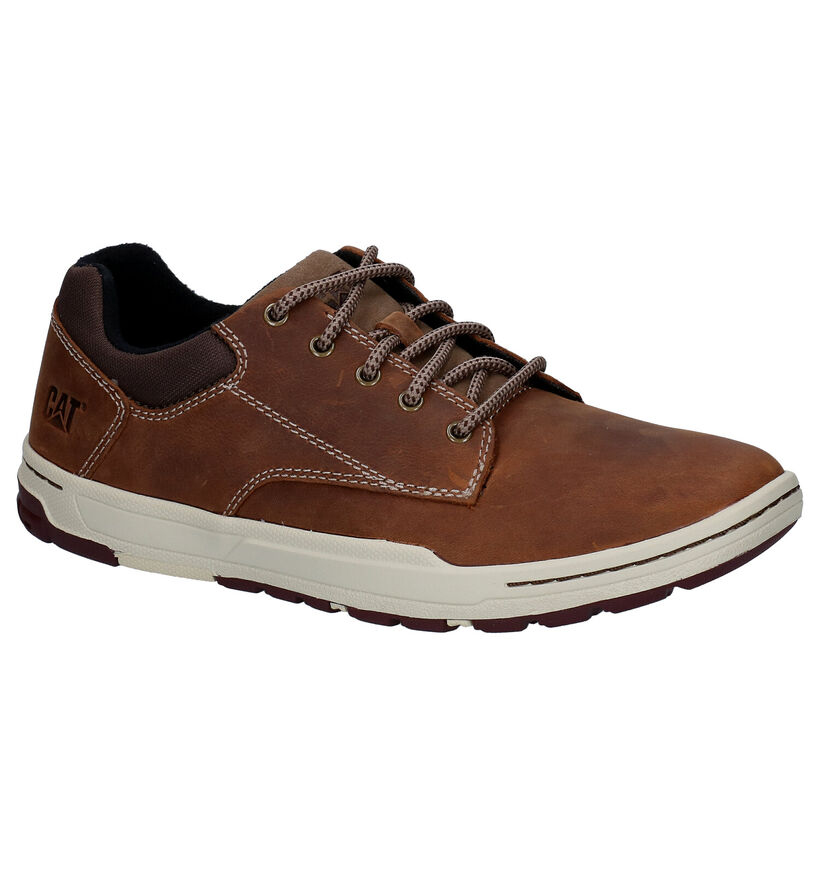 Caterpillar Colfax Chaussures à lacets en Brun en textile (295141)